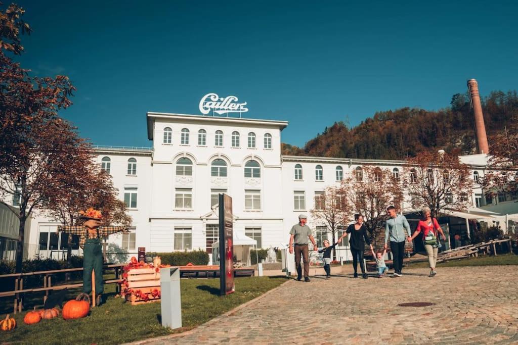 Appartement Spacieux Au Centre De La Gruyere Broc Екстериор снимка